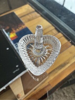 Waterford Crystal Clear Heart-Shaped Ring Holder